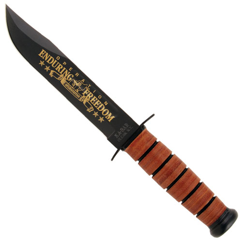 Operation Enduring Freedom Afghanistan 7 Inch Fixed Blade Knife