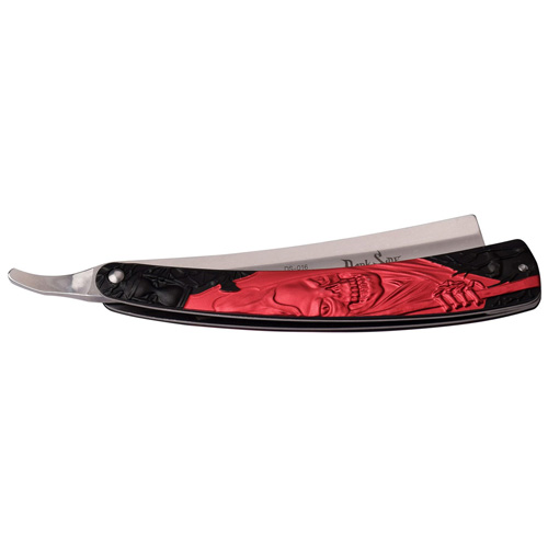 Dark Side Blades Anodized Aluminum Handle Razor Blade Folding Knife