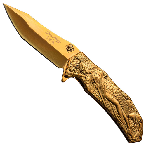 Masters Collection Laser Etch Folding Blade Knife