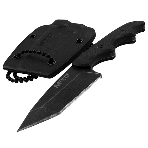 MTech USA 2 Inch Stonewash Blade Fixed Knife w/ Kydex Sheath