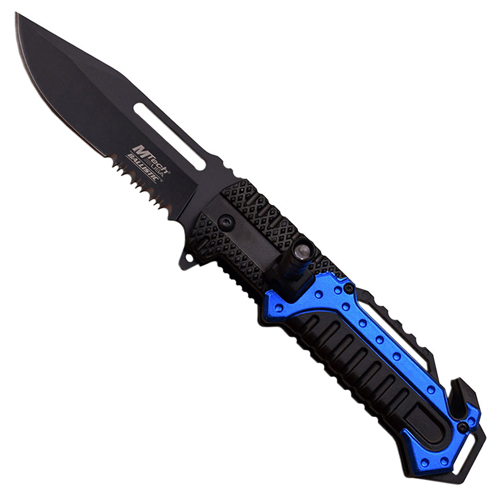 MTech USA A933 Half-Serrated Blade Folding Knife