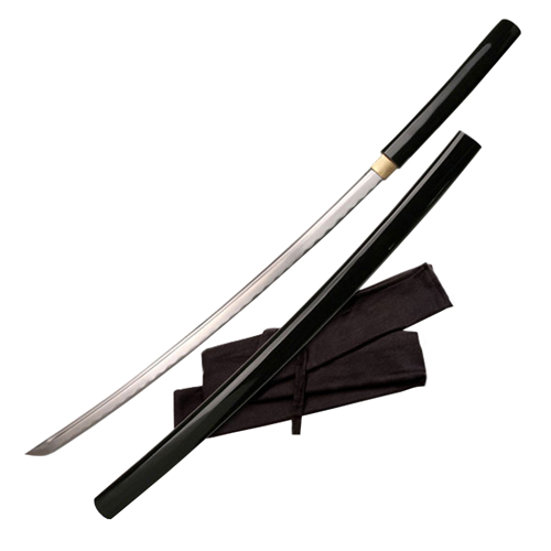 Ten Ryu Carbon Steel Samurai Sword w/ Sword Bag