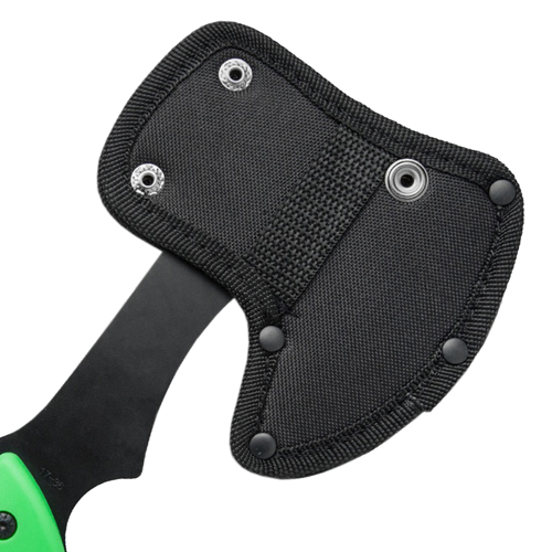 Schrade SCP17-36 Outdoor Black and Green Handle Axe