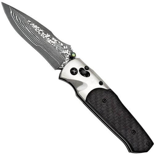 SOG Arcitech Damascus Blade Carbon Fiber Handle Knife