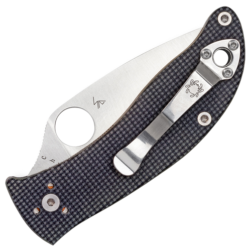 Alcyone Leaf-Shapedd Blade Folding Knife - Gray