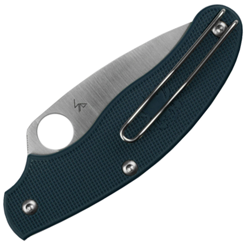 Spyderco UK Penknife Dark Blue FRN Handle Folder