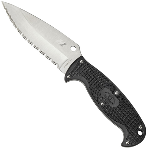 Spyderco JumpMaster 2 Serrated Knife with Sheath | Mrknife