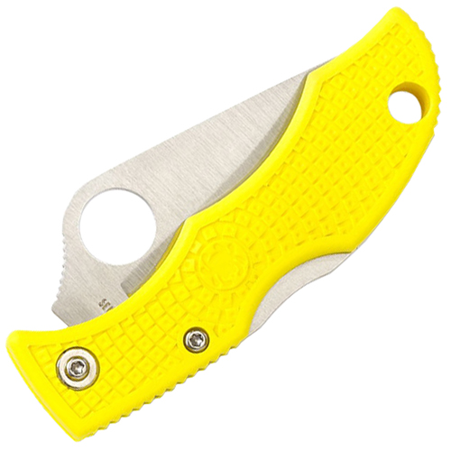 Ladybug 3 Salt Yellow FRN Handle Folding Blade Knife