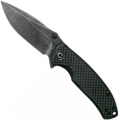 Pintail Folding Knife - Twill Carbon Fiber Overlay On G10 Handle