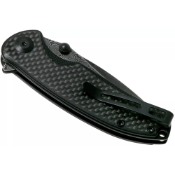 Pintail Folding Knife - Twill Carbon Fiber Overlay On G10 Handle