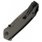  Button Lock Elementum Folding Knife w/ Marble Carbon Fiber Handle