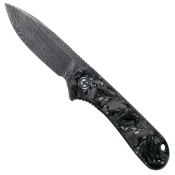 Elementum Damascus Folding Knife