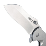 CRKT RASP 420J2 Stainless Steel Handle Folding Knife