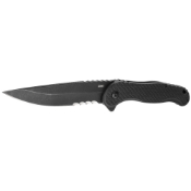 Taco Viper Folding Knife - Half Serrated