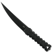 HZ6 Black Fixed Knife w Sheath