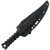 HZ6 Black Fixed Knife w Sheath