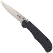 CRKT Offbeat II Satin Plain Blade Folding Knife