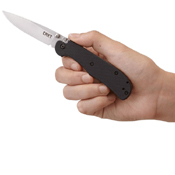 CRKT Offbeat II Satin Plain Blade Folding Knife