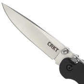 CRKT Offbeat II Satin Plain Blade Folding Knife