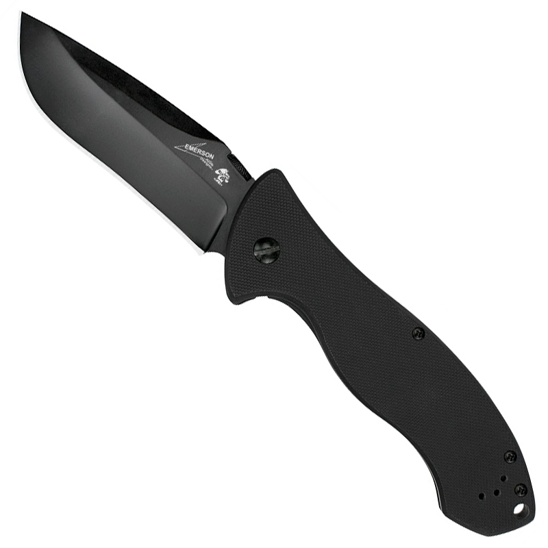 CQC-9K Drop-Point Plain Edge Folding Blade Knife