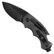 Shuffle DIY 2.4 Inch Black-Oxide Coated Folding Blade Knife