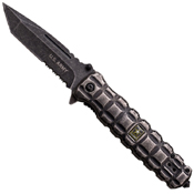 US Army Stainless Steel Handle Folding Knife