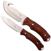 Elk Ridge ER-927BN Fixed Knife 2 Pcs Set w/ Sheath