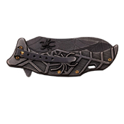 Masters Collection Acid Etched Folding Blade Knife