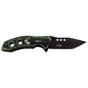 MTech USA Dual Tone Anodized Aluminum Handle Folding Knife