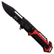 MTech USA A933 Half-Serrated Blade Folding Knife