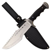 Survivor FIX008BK 5.5 Inch Handle Fixed Blade Knife w/ Sheath