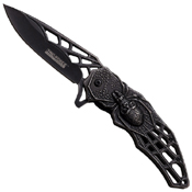 Tac-Force Stamped Spider Web Handle Folding Blade Knife