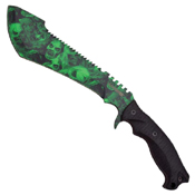 Z Hunter 113GN Green Skull Camo Coated Blade Machete w/ Sheath