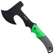 Schrade SCP17-36 Outdoor Black and Green Handle Axe