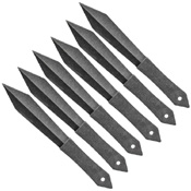 Schrade SCTK6 Double Edge Blade Full Tang 6 Pcs Throwing Knife Set