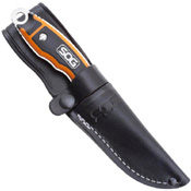 HuntsPoint Drop-Point Fixed Blade Skinning Knife w/ Sheath