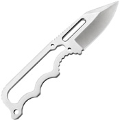 Instinct Silver Stainless Steel Handle Fixed Knife