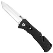 Trident Mini GRN Handle Folding Knife