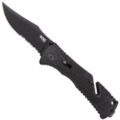 Trident GRN Handle Folding Blade Knife