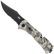 Trident GRN Handle Folding Blade Knife