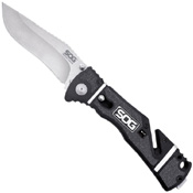 Trident Elite Plain Edge Folding Blade Knife