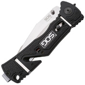 Trident Elite GRN/TPR/Stainless Steel Handle Folding Blade Knife