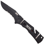 Trident Elite GRN/TPR/Stainless Steel Handle Folding Blade Knife