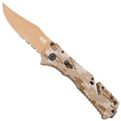 Trident GRN Handle Folding Blade Knife