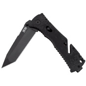 Trident GRN Handle Folding Blade Knife