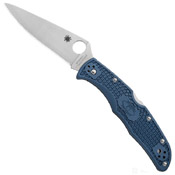 Endura 4 V-Toku2 Steel Plain Edge Blade Folding Knife - Blue