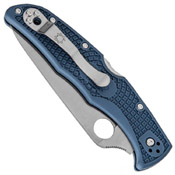 Endura 4 V-Toku2 Steel Plain Edge Blade Folding Knife - Blue