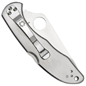 Spyderco Delica 4 Stainless Steel Handle Folding Knife