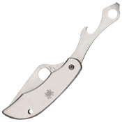 ClipiTool Satin Finish Full-Flat Folding Blade Knife