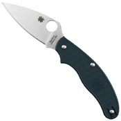 Spyderco UK Penknife Dark Blue FRN Handle Folder